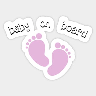 Baby on Board Sticker